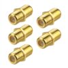 VCE Coaxial Cable Connector, RG6 F-Type Gold Plated Adapter Female to Female Coax Extender TV Cables, 5-Pack 7 61vWm0dBxFL