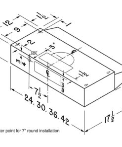 Broan-NuTone F402404 Exhaust Fan for Under Cabinet Two-Speed Four-Way Convertible Range Hood Insert with Light, 24-Inch, Stainless Steel 12 61vXm5vryBL 1