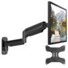 HUANUO Ultrawide Monitor Wall Mount for up to 34 35 inch Curved Computer Screens, Single Wall Mount Monitor Arm Holds 26.4lbs Max, Height Adjustable Full Motion Gas Spring Vesa Mount, Max 200x200mm 16 61vXrDZ7HOL