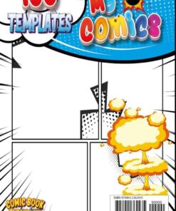 Alternative view of Comic Drawing Pad For Kids 9-12: Comic Kid Art Sketch Book With Guided Templates And Caption Bubbles | Small Sketch Pads For Drawing Kids Paperback, February 2, 2022
