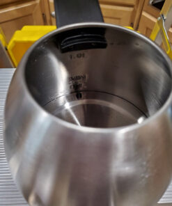 Bonavita 1L Digital Variable Temperature Gooseneck Electric Kettle for Coffee Brew and Tea Precise Pour Control, 6 Preset Temps, Café or Home Use, 1000 Watt, Stainless Steel Brushed Stainless Steel 35 61vYx67lriL