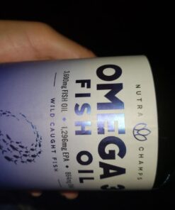 Omega 3 Fish Oil Supplements 3600mg with EPA & DHA | High Potency Omega 3 Supplement to Support Heart, Brain, Joints, Skin, Eyes & Immune Health | 180 Natural Lemon Burpless Fish Oil Capsules 45 61vYzSw5egL