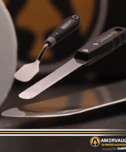 Premium 3D Print Removal Tool Kit - Durable 3D Printer Tools with Sturdy Comfort Grips, Sharp and Hardened Blades for Easy Separation of Prints, Knife and Spatula Set of 2 - Enhanced Version 32 61val42F6CL