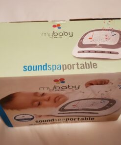 MyBaby SoundSpa White Noise Machine for Babies | 6 Soothing Lullabies for Newborns, Sound Therapy for Travel, Relaxing, Kids, Newborns, Baby Songs, Adjustable Volume, Auto-off Timer, By HoMedics 1 Count (Pack of 1) 38 61vbI3fuT2L