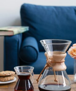 Chemex Pour-Over Glass Coffeemaker - Classic Series - 6-Cup - Exclusive Packaging 25 61vbO7xKP3L