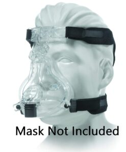 Organic Deal Universal CPAP Headgear Strap - Replacement for Philips Respironics Headgear & ResMed CPAP Supplies - CPAP Mask Strap - CPAP Head Strap Compatible w/ResMed Mask & Others (Clips NOT Incl) 15 61vc6exxbL