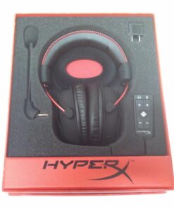 HyperX Cloud II - Gaming Headset, 7.1 Surround Sound, Memory Foam Ear Pads, Durable Aluminum Frame, Detachable Microphone, Works with PC, PS5, PS4, Xbox Series X|S, Xbox One – Red Wired 46 61vcMucsgL