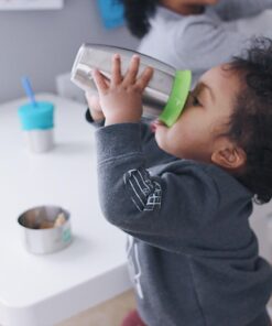 Munchkin® Miracle® 360 Toddler Sippy Cup, Spill Proof, 10 Ounce, Stainless Steel, Green 45 61vcwPHJ35L