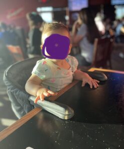 Inglesina Fast Table Chair - Award-Winning Baby High Chair for Eating & Dining - Compact, Portable & Foldable - Leaves No Scratches - for Babies 6-36 Months & 1-3 Year Old Toddler - Black 56 61vdaO2rZoL