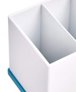 Amazon Basics Pen Organizer - Blue and White 1 Pack 16 61vdcKuytdL