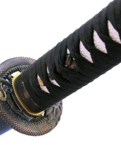 Vulcan Gear Traditional Japanese Handmade Sharp Katana Samurai Sword with Scabbard and Sword Stand Dragon Tsuba 34 61veqVsMXdL