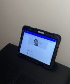 SEYMAC iPad Air 5th/ 4th Generation Case 10.9 Inch, Full-Body Shockproof Protective with Screen Protector, 360° Rotating Stand/Handle/Shoulder Strap/Pencil Holder, Black For iPad Air 5th/4th Generation 36 61vex0kz1RL