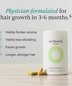 Alternative view of Nutrafol Women's Hair Growth Supplements, Ages 18-44, Clinically Proven for Visibly Thicker and Stronger Hair, Dermatologist Recommended - 1 Month Supply