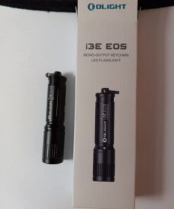 OLIGHT 90 Lumens i3E EOS PMMA TIR Lens AAA Flashlight Compact Keychain Flashlight EDC Flashlight for Night, Camping(Black) Black 61 61vg0icSicL