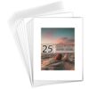 Golden State Art, Acid Free, Pack of 25, 11x14 White Picture Mats Mattes with White Core Bevel Cut for 8x10 Photo + Backing + Bags 11x14 (25 Pack) 16 61vhpUlO6bL