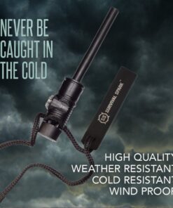 Fire Starter - SurvivalSPARK Emergency Magnesium Fire Starter - Survival Fire Starter with Compass and Whistle 26 61vi3cVYasL