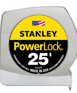 Alternative view of STANLEY Tape Measure, Chrome, 25-Foot (33-425)
