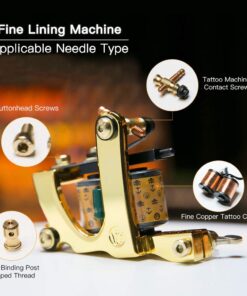 Dragonhawk Complete Tattoo Kit for Beginners 2 Pro Tattoo Machine Tattoo Power Supply Kit Tattoo Inks 20 Tattoo Needles Tips Tattoo Supplies Kit with Case 29 61viWcve3cL