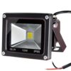 GLW® 10w 12v Ac or Dc Warm White Led Flood Light Waterproof Outdoor Lights 750lm 80w Halogen Bulb Equivalent Black Case 7 61viXUKcDrL