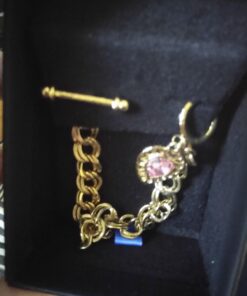 1928 Jewelry Women's Swarovski Element Crystal Heart Charm Toggle Link Bracelet Light Rose Pink 23 61vic9PTYHL