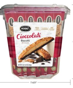 Nonni's Biscotti Value Pack with Larger Cookies, Cioccolati, Red, Cioccolati Hazelnut, 33.25 oz 17 61vijHTH6OL