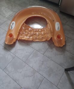 INTEX 58859EP Sit 'N Float Inflatable Lounge: Built-In Cup Holders – Heavy-Duty Handles – 220lb Weight Capacity – 58" x 39" – Colors May Vary 37 61vkH1mgyaL