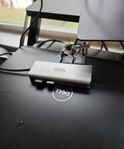 USB C Docking Station Dual Monitor, 9 in 1 USB C Triple Display Docking Station to Dual HDMI Adapter Displayport SD TF Card Reader 2USB 2.0, 1 USB 3.0, 100W PD for USB C Thunderbolt 3 Laptops 29 61vm6U3p0pL