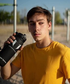 Super Sparrow Water Bottle - 12 oz/17 oz/25 oz/32 oz - BPA Free Tritan Water Bottles - One Touch Opening - Leak-proof Plastic Bottle - Kids Water Bottle for Office, Gym, Outdoor, Sports 25 Oz Black 15 61vnSqGjhGL