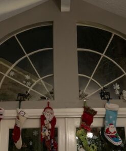 350PCS Christmas Decorations Snowflakes Window Clings Vintage Xmas Winter Decals Santa Clause Gnome Elf Snowman Reindeer Party Cling Decor 31 61voeoQFZL