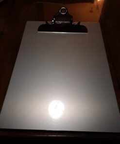 Amazon Basics Aluminum Clipboard, Letter Size, Standard Clip, 6-Pack, Silver 13 61vpO0uXuaL