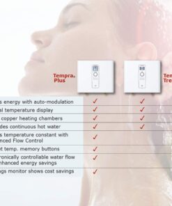 Stiebel Eltron 239223 Tankless Water Heater – Tempra 29 Plus – Electric, On Demand Hot Water, Eco, White, 23 Tempra 29 Plus (29 kW) 29 61vqoXQBBzL 1