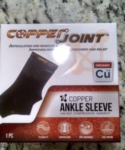 CopperJoint Arch Support for Plantar Fasciitis Relief - Ankle Compression Sleeve for Foot Pain Relief and Achilles Tendon Support - Breathable Copper Infused Nylon (Medium) Medium 38 61vr0VXWTIL