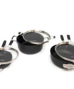 Calphalon Select 9pc Space Saving Hard-Anodized Nonstick Cookware Set 8 61vuqWgdjdL