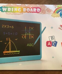 TEKFUN Kids Toys Gifts for 3+ Years Old Boys Girls Toddler, 12inch LCD Writing Tablet Erasable Drawing Tablet Writing Pads, Kids Travel Toys Boys Girls Birthday Gifts Age 3 4 5 6 7 (Pink) Pink 26 61vvGlgXexL