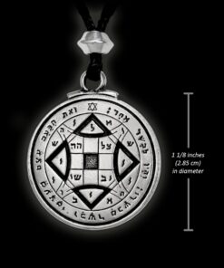 Pewter Talisman To Obtain Love Key of Solomon Pentacle Pendant 8 61vvN6gLMRL