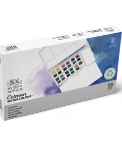 Winsor & Newton Cotman Watercolor Paint Set, Travel Set, 24 Whole Pans 24 Whole Pan Travel Set 31 61vwCGpx2BL