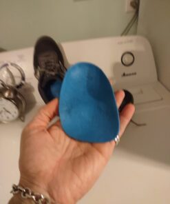 Heel That Pain Plantar Fasciitis Insoles | Heel Seats Foot Orthotic Inserts, Heel Cups for Heel Pain and Heel Spurs | Patented, Clinically Proven, 100% Guaranteed | Blue, Medium (W 6.5-10, M 5-8) Blue Firm Rubber Medium (Women's 6.5-10, Men's 5-8) 34 61vwu8t6IBL