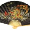 Asian Home Classic 35"" Oriental Feng Shui Wall Fan-Black Dragon 11 61vx1VjkyvL