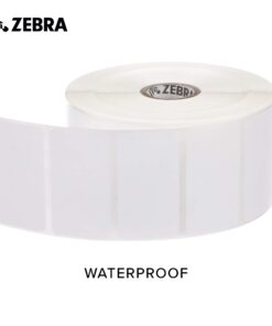 Zebra 2.25 x 1.25 in Direct Thermal Polypropylene Labels PolyPro 4000D Permanent Adhesive Shipping Labels 1 in Core 6 rolls 10031644SP 14 61vx4vGdFqL