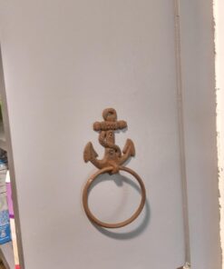 Pit Bull Nautical Anchor Rope Towel Rack 4" 28 61vzVYOiP1L