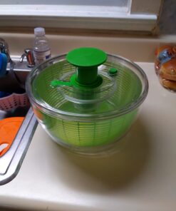 OXO Good Grips Salad Spinner,Green, Large Green Salad Spinner 63 61vzlDfBvPL