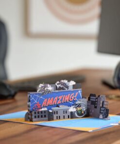 Lovepop Marvel Spider-Man Beyond Amazing Dad Pop-Up Card – Father’s Day Card – Handcrafted 3D Pop-Up Greeting Card – Father’s Day Love Card, 5 x 7” 2022 Design - Beyond Amazing Dad 6 61w H8novmL