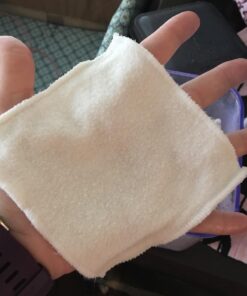 babygoal Baby Cloth Wipes 12 Pack, Washable Reusable Rayon from Bamboo Small Saliva Towels for Newborns, Ultra-Soft Cloth Face Wipes Beige 4.92x4.92 Inch (Pack of 12) 29 61w ykK07sL