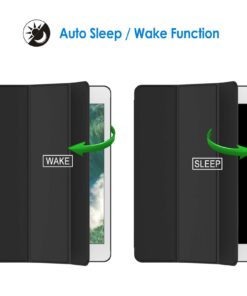 JETech Case for iPad Air 1st Edition (NOT for iPad Air 2/3/4/5), 9.7 Inch, Smart Cover with Auto Wake/Sleep (Black) Black 30 61w0GjOQJpL