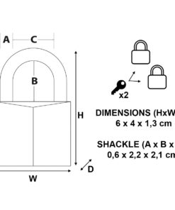 Master Lock 140D Padlock, 1 Pack, Brass 19 61w1kBfetL