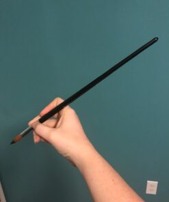 9pcs Round Pointed Tip Pony Hair Artists Filbert Paintbrushes, Marrywindix Watercolor Paint Brush Set Acrylic Oil Painting Brush Black 26 61w2mxAl43L