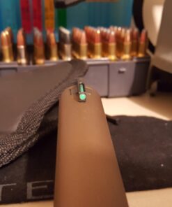 TRUGLO TFO Tritium & Fiber-Optic Handgun Sight | Durable Compact High-Visible Front & Rear Night Sight Set, Compatible with 1911 Handguns Green Front / Green Rear 1911 .260/.450 31 61w48J2WtML