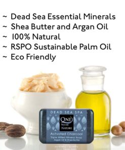 DEAD SEA MINERAL 7 oz SOAP VARIETY 3PK in BRANDED BOX. Dead Sea Salt contains Magnesium, Sulfur & 21 essential minerals. Shea Butter, Argan Oil, 100% Natural. All Skin Types, Acne, Eczema, Psoriasis 7 Ounce (Pack of 3) 9 61w49YWI0LS