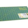 OLFA 6" x 8" Self Healing Rotary Cutting Mat (RM-6x8) - Double Sided 6x8 Inch Cutting Mat with Grid for Quilting, Sewing, Fabric, & Crafts, Designed for Use with Rotary Cutters (Green)