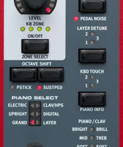 Nord Stage 3 HP 76-Key Digital Piano with Hammer Action Portable Keybed 76-Key Hammer Action Keybed 12 61w63WfReRL